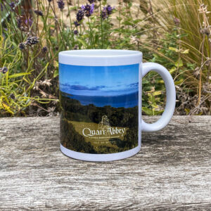 Quarr Abbey Aerial View Mug