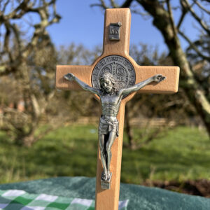 Wooden Standing Crucifix